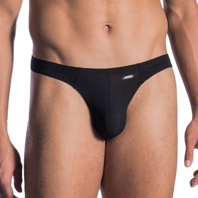 Olaf Benz String - 8000 Black - maat S (S) - Heren Volwassenen - Polyamide- 1-06022-8000-S