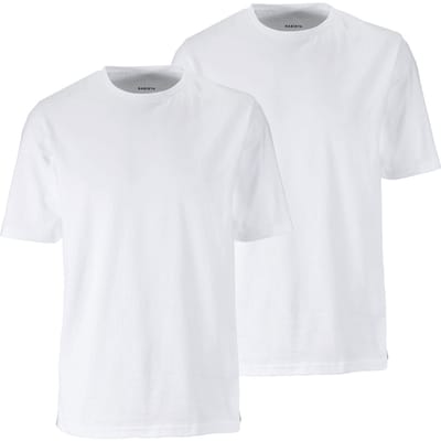 Babista herren T-Shirts, Set Van 2 - 52/54 - wit - Plus Size