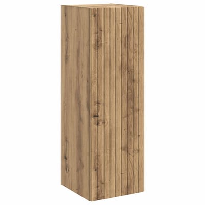 vidaXL - Wandgemonteerde - Badkamerkast - Artisanaal - eiken