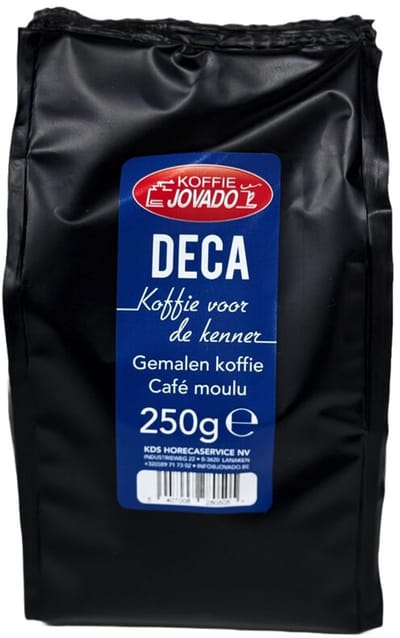 Deca 250g gemalen koffie JOVADO