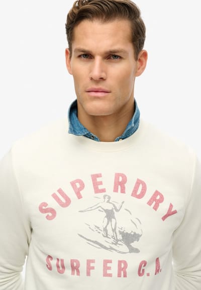 Superdry - Lo-Fi Outdoors Relaxed sweatshirt met ronde hals - Heren - Truien