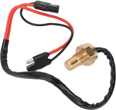 Schakelaar Ventilator Sensor - Koeling Motoronderdeel - Motor Koelen - Hoge Sterkte Materiaal - 1 Stuk - Zilver