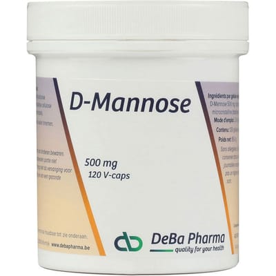 DeBa Pharma D-Mannose 500Mg V-Caps 120 Capsules