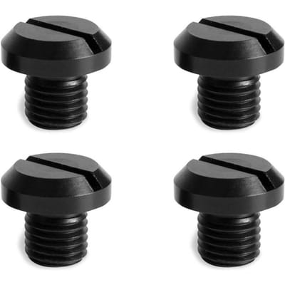 Vis de rétroviseur en aluminium M10 x 1.25 pour moto, 4 pièces, pour Yamaha noir