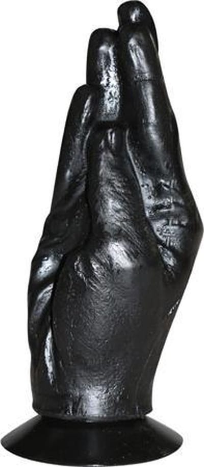 All Black Fisting Hand - Dildo - Dildo Anaal - Zwart - Discreet verpakt en bezorgd