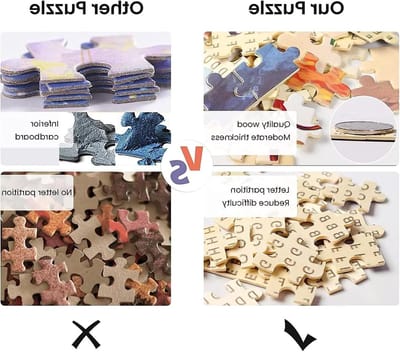 Houten Puzzel - Legpuzzel Volwassenen - Ontspannende Hobby - Precisie Houtsnede - 1500 Stukjes - Kleurrijk