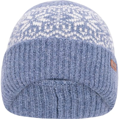 Trespass Unisex Volwassen Kailer Fair Isle Gebreide Muts (Blauwe Tint)