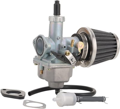 Dailygoods- Carburateur 26mm - Vervanging voor 110cc/125cc - Luchtfilter - Slangleiding - Inlaatspruitstuk - Eenvoudig te installeren - Motorcarburateur