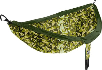 Eno Hangmat Doublenest Print 2,8 X 1,9 M Nylon Groen 4-delig