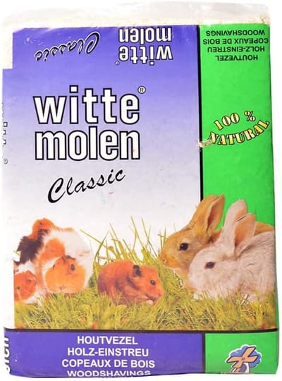 Houtstrooisel Dier - Natuurlijke Bodembedekking - Kooi Inrichten - Hoge Zuigkracht - 4 kg - Naturel