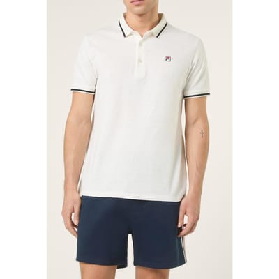 FILA Monza Polo Shirt Egret Taglia: S | Polo Outlet | Uomo