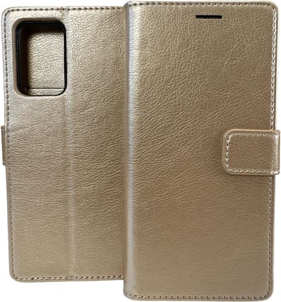 Portemonnee Book case Hoesje Geschikt voor: Oppo Reno 7 5G & Find X5 Lite - Goud