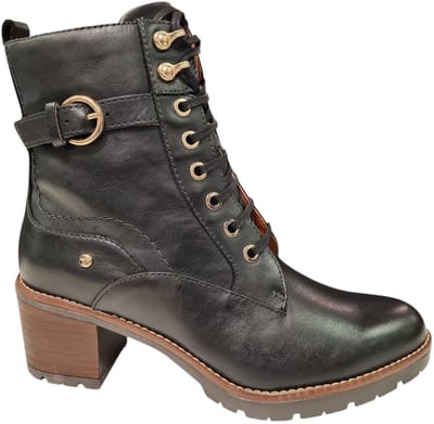 Pikolinos LLANES W7H - VeterlaarzenHoge sneakersDames sneakersDames veterschoenenHalf-hoge schoenen - Kleur: Zwart - Maat: 41