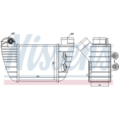 Intercooler NISSENS 96682
