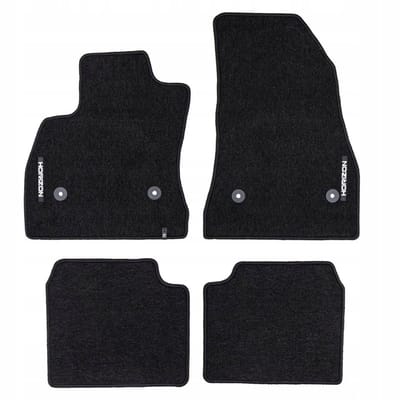 Premium Velours – Fiat 500L – Automatten – Perfecte pasvorm – 4-delige set – Met originele bevestigingsstoppers