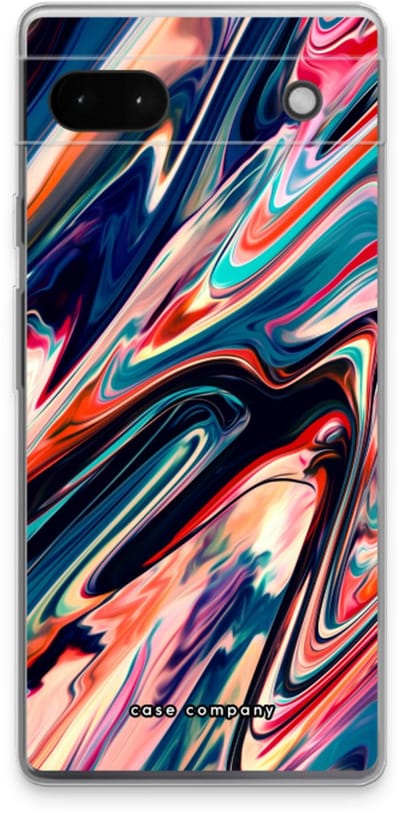 Case Company® - Hoesje geschikt voor Google Pixel 6a hoesje - Quantum Being - Soft Cover Telefoonhoesje - Bescherming aan alle Kanten en Schermrand