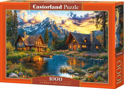 Castorland Summertime Evening – Puzzel – 1000 stukjes – Satijnen afwerking – Perfecte pasvorm – Europese kwaliteit