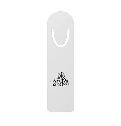 Hacebo® - Big sister metalen boekenlegger - Zus - oudere zus - cadeau - verjaardag - oudere zus - familie Bladwijzer boekenleggers - 12.7 cm x 3.2cm