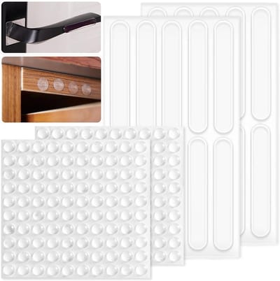 220 Stuks Transparante Siliconen Meubelpads - Krassenbestendige Plakstrips en Deurstoppers voor Meubels en Kasten