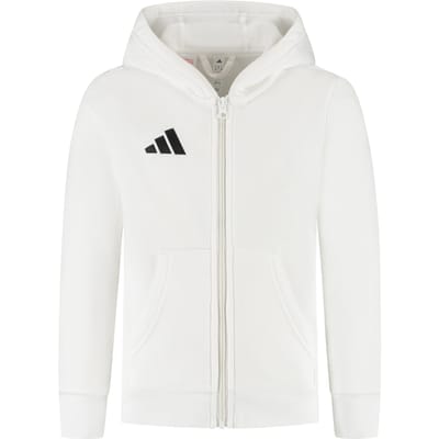 Adidas Performance Entrada26 Hoodie Met Lange Ritssluiting Kids - Kinderen - Wit