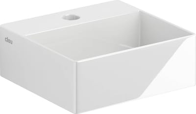 Clou Flush fontein 28x27cm inclusief plug met kraangat keramiek glanzend wit