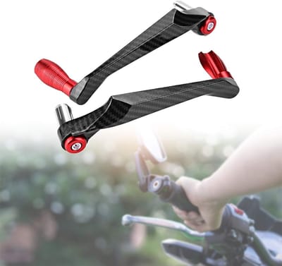 Stuurbeschermer - Rem koppelingshendel - Universeel - Rood - Scooter Elektrische auto’s - Mountainbike - Geschikt voor 7/8 inch motorfiets.