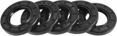 Universele Dubbele Lip Olieafdichting met Roterende Veerstalen Afdichtingsring 27x47x7mm voor Hoge Druk en Duurzaamheid - 5 Stuks Rubber NBR