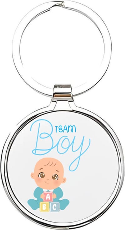 Akyol - its a boy Sleutelhanger - Baby - jongens - jongetje geboorte cadeau - geboorte jongen cadeau - it's a boy kraam cadeau - cadeau pakket - babyshower - baby sleutelhanger - cadeau - kado - geschenk - gift - 4 x 7,5 CM
