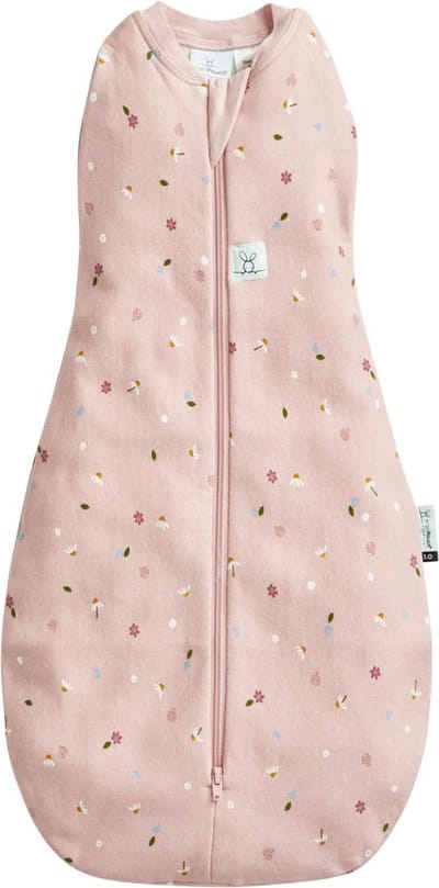 Ergopouch Cocoon inbaker slaapzak - 0,2 Tog - 2-in-1 Slaapzak - Combi Slaapzak Baby + Inbakerslaapzak - Slaapzakken- Zomerslaapzak - Slaapzak 60 cm - Daisies