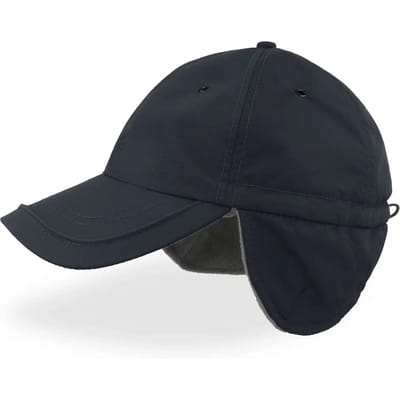 Atlantis Headwear Techno Flap Cap Recycled AT417 - Navy - One size