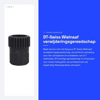 Dailygoods - DT-Swiss Wielnaaf verwijderingsgereedschap - Fietsnaafgereedschap - Handzaam en efficiënt - Geschikt voor verschillende DT-Swiss...