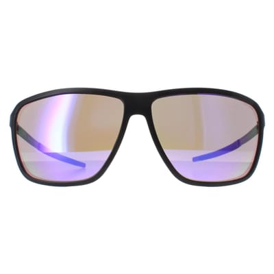 Police SPLL15 Solstice 4 U28Z matzwart bruin spiegelviolet zonnebril