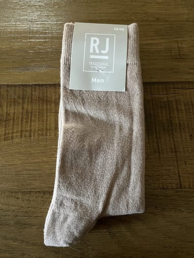 RJ Socks M. Uni Beige 43/46