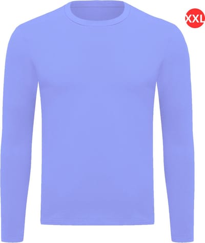 Bovista Thermokleding - Thermoshirt - Thermo - Voor Heren - Shirt - Licht Blauw - Maat XXL
