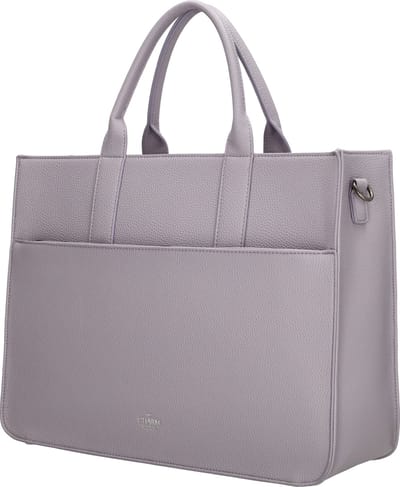 Charm London Princeton Laptoptas Dames - Werktas voor laptop tot 15,6 inch - Schooltas van Imitatieleder - Lila
