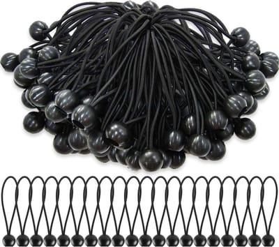 Dailygoods- Spanbanden 75 Stuks - Elastische Bungee Spanbanden - UV-bestendig - Duurzaam Rubber - Instelbare Lengte 6-12 Inch - Perfect voor Outdoor Gebruik - Bungee Cord