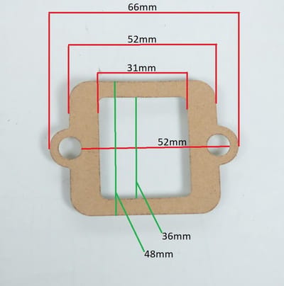 artein motor pakking voor piaggio 50 zip front scooter 2020 nieuwe inlaatklep pakking