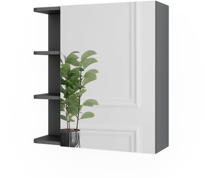 Vicco Fynn Spiegelkast – 62 x 64 cm Antraciet