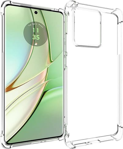 Coverup Hoesje - Geschikt voor Motorola Edge 40 Hoesje - Coverup TPU Back Cover met AirBag Corners - Transparant