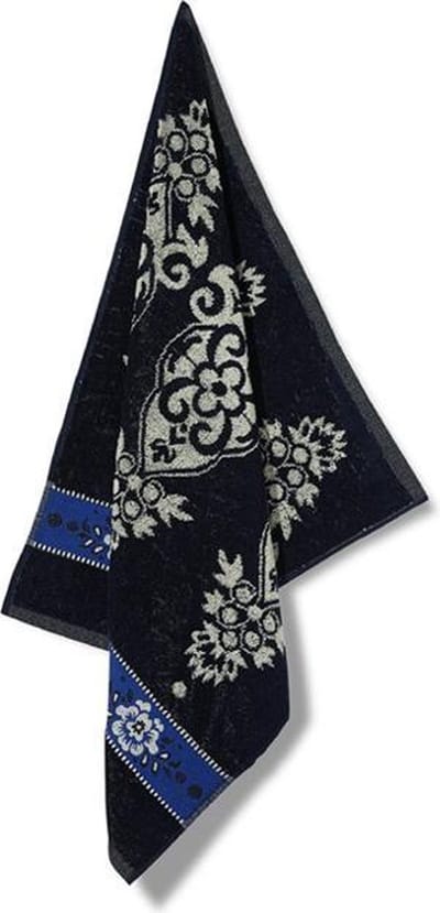 Bunzlau Castle x Rijksmuseum Delft Keukendoek (6 Stuks) - 53x60 cm - Dark Blue