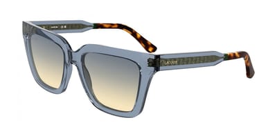 Lacoste L6063S Transparent light grey 55/18/145 WOMAN Zonnebrillen