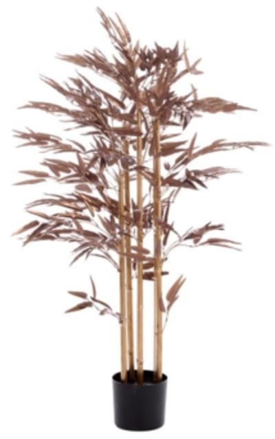 Light&living Ornament in pot 120x70x120 cm BAMBOO metallic donker brons