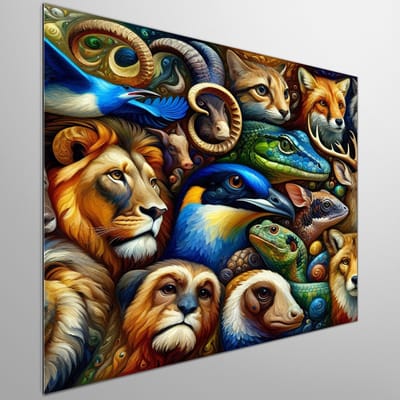 Kunstprint | Wanddecoratie | Dibond | 40 × 40 cm