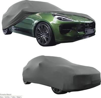 BOXX Autohoes Binnen – SUV/Jeep Pasvorm – Premium Stretch Garagehoes voor Optimale Bescherming – Rood – Maat XL – DS COVERS