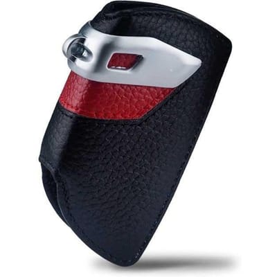 Étui à clés en cuir véritable pour Bmw F10 F30 F20 Pour Bmw X3 X4 X5 X6 Étui à clés Porte-étui à clés Bmw black