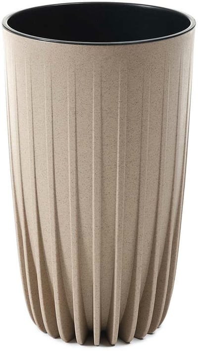 Stripped Eco Coffee - Bloempot - Modern design - Weerbestendig - Met binnenbak