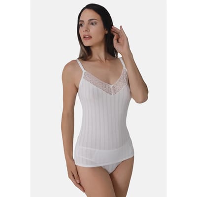 Damestanktop Sassa Natural Stripe