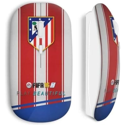 Muis zonder Atletico De Madrid voetbal