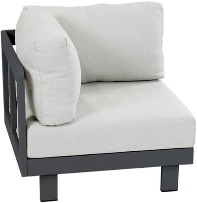 Hoekelement Tulum | Black & Beige