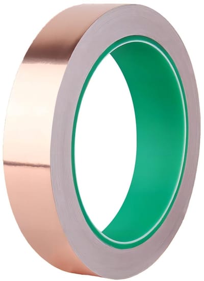 Dailygoods - Dubbelzijdige Geleidende Tape 25mm x 20m - Koper Foil voor Ambachten en Elektrische Reparaties